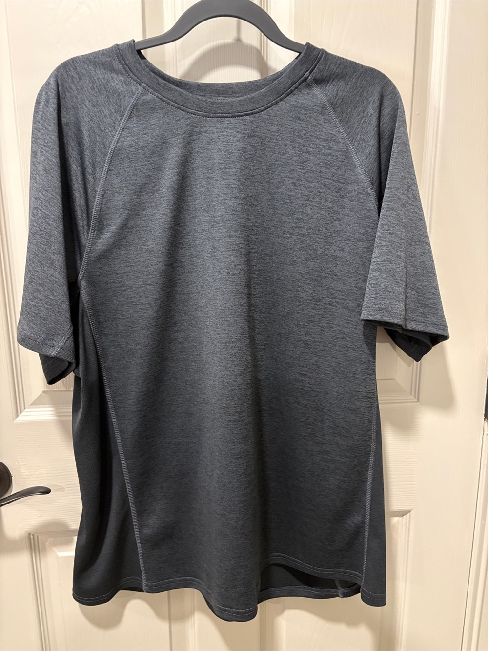 Men's BCG Heather Charcoal Short-Sleeve Performance Shirt Sz XL NWOT
